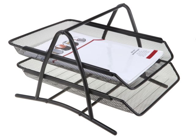 Półka na dokumenty 2A czarna NET